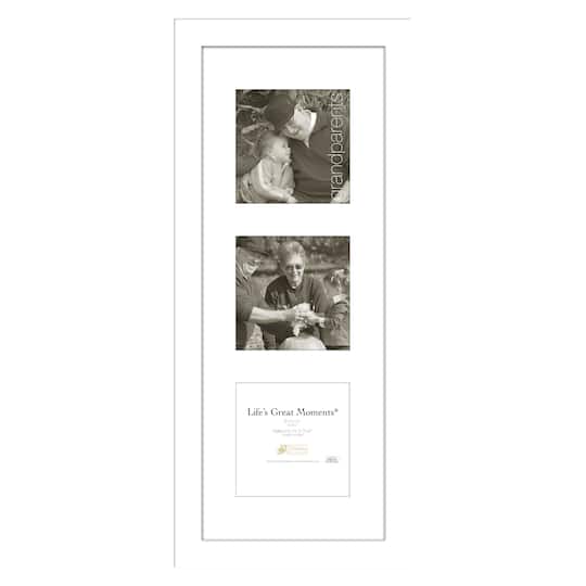 Timeless Frames&#xAE; 3 Opening White 5.5&#x22; x 14&#x22; Life&#x27;s Great Moments Collage Frame
